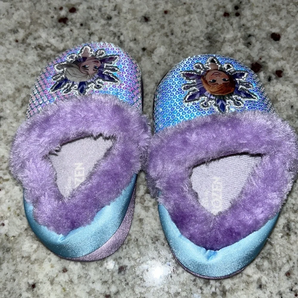 2 Pair Of Little Girl Slippers